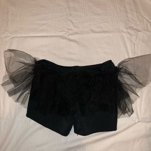 Girls Half Tutu Shorts